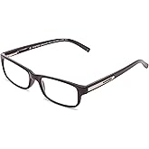 Foster Grant Men's Brandon Rectangular Reading Glasses