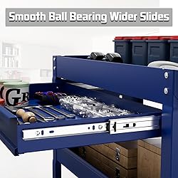 Pelnuies 3 Tray Rolling Tool Cart, 400 LBS Capacity