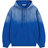 Aelfric Eden Essential Hoodies For Men Acid Wash Gradient Oversized Heavyweight Cotton Plain Hooded Sweatshirt Unisex