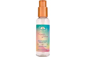 Tree Hut Mini Tropic Glow Moisturizing Shave Oil, Gel-to-Oil Formula, Ultra Hydrating Barrier for a Close, Smooth Shave, for all Skin Types, 2 Fl Oz