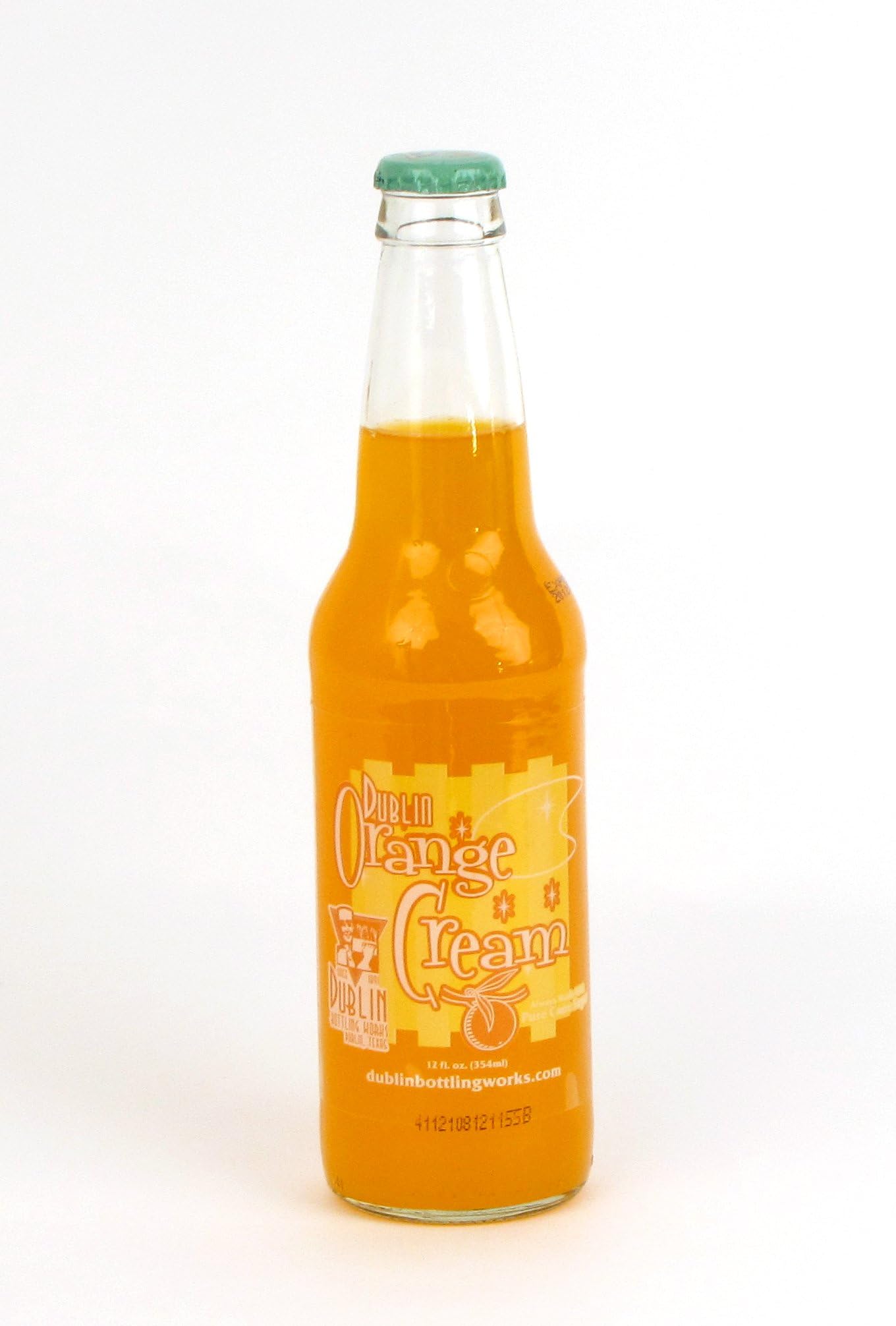 Retro Soda Sweetened with Pure Cane Sugar 12oz Glass Bottles (Pack of 6) (Dublin Orange Cream)