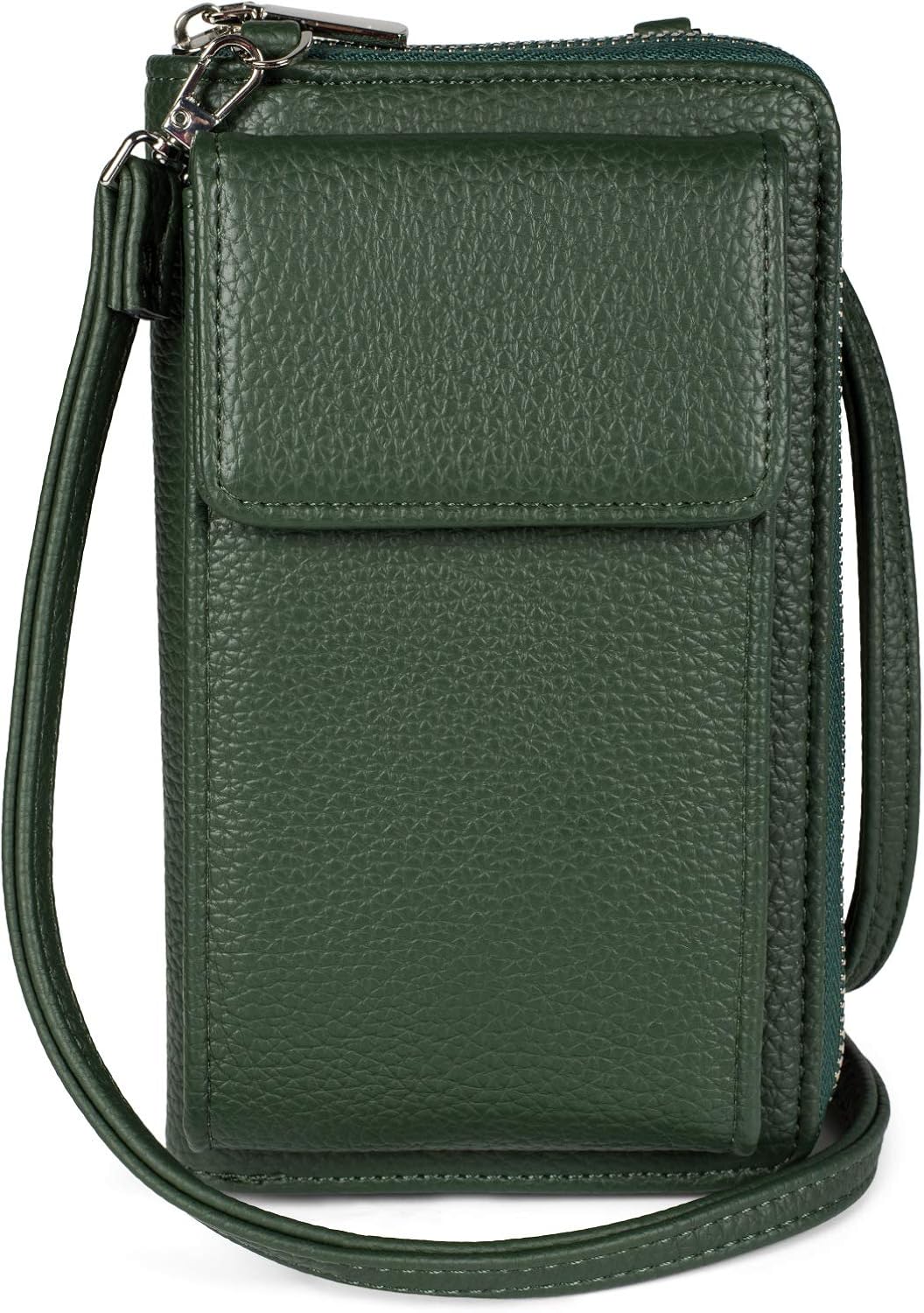styleBREAKER Women Mini Bag Wallet with mobile phone pocket and RFID protection, shoulder bag, mobile phone pocket