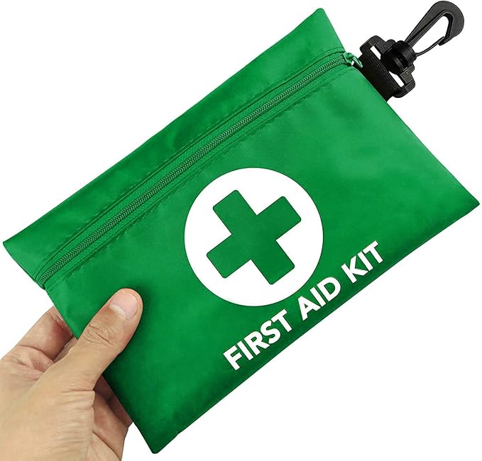 Risen Mini First Aid Kit, 100 Pieces Compact Waterproof Small Medical