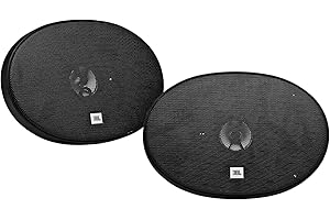 JBL Harman Kardon Stage1 9631 3-Way Oval Car Speaker Set - 300 Watt HiFi Speaker Boxes 16.5 x 23 cm | 6 x 9 Inches, Black