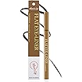 NOON'S UP Flat Eye-Liner - Waterproof Liquid Eyeliner Pen | Ultra-Slim & Bold Honey Brown Eyeliner Liquid | Quick Dry Waterproof Eyeliner Pen |Eye-Defining Brown Liquid Eyeliner 0.018 Fl Oz