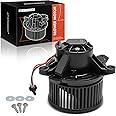 A-Premium HVAC Heater Blower Motor Assembly Compatible with Dodge Vehicles - Dakota 2001-2004, Durango 2001-2003 - Front Side
