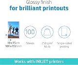 HP InkJet Photo Paper White 100 Sheets view 2