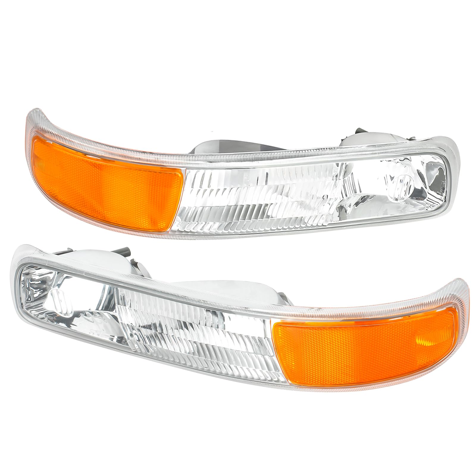 Photo 1 of ISHARINGAUTOPARTS Front Turn Signal/Bumper Parking Light Assembly Compatible with 1999 2000 2001 2002 Chevy Silverado, 2000-2006 Chevy Suburban/Tahoe