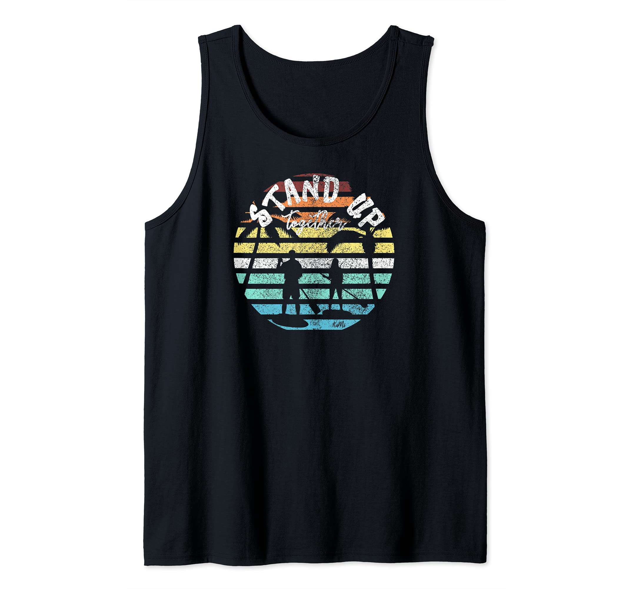 Women Men SUP Shirt Stand Up Together Stand Up Paddle Tank Top