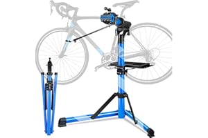 KITVANCE Heavy Duty Bike Repair Stand (Max 110 lbs) - Portable Bicycle Stand Maintenance Workstand Aluminum Made For Electric Bikes, MTBs, Heavy Step Through E Bikes
