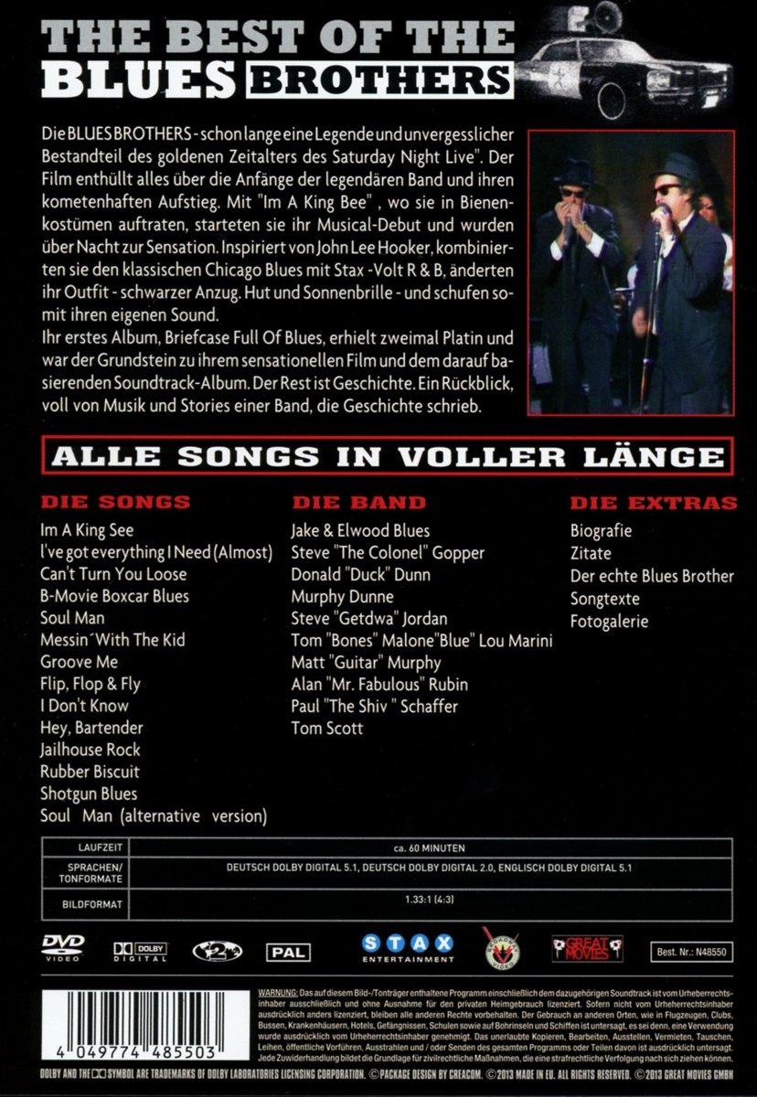 Amazoncom The Best Of The Blues Brothers Movies Tv