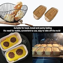 50Pcs Paper Loaf Pans for Baking, Parchment Cupcake