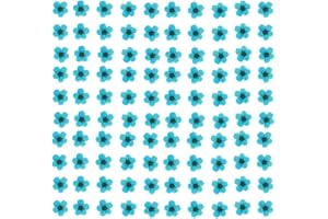 YUNZHI Pressed Flower for Resin Small Plum Blossom Narcissus, Dried Flower, Real Flower, Nail Flower Material, Glue Drop, Mobile Phone case, Hand Made 100pcs/pack (Lake Blue)