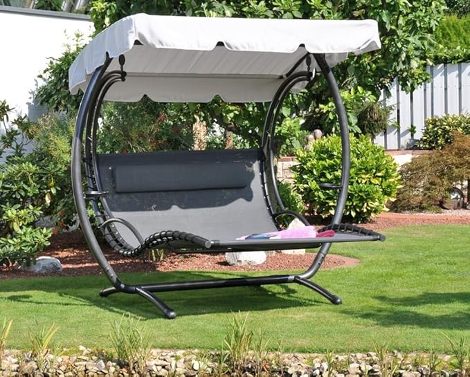 Amazon De Beauty Scouts Xxlgartenschaukel Hollywoodschaukel Gartenliege Doppelliege Performance Inkl Sonnendach Gartenschaukel Schaukel Hollywoodliege Modern