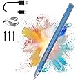 Stylus Pen for ASUS Transformer/Mini/ASUS Zenbook Flip/Pro/ASUS Vivobook Flip/Pro/Duo/ASUS Notebook, Rechargeable MPP 2.0 Tilt Active Pen with 4096 Pressure Sensitivity, Palm Rejection, Blue