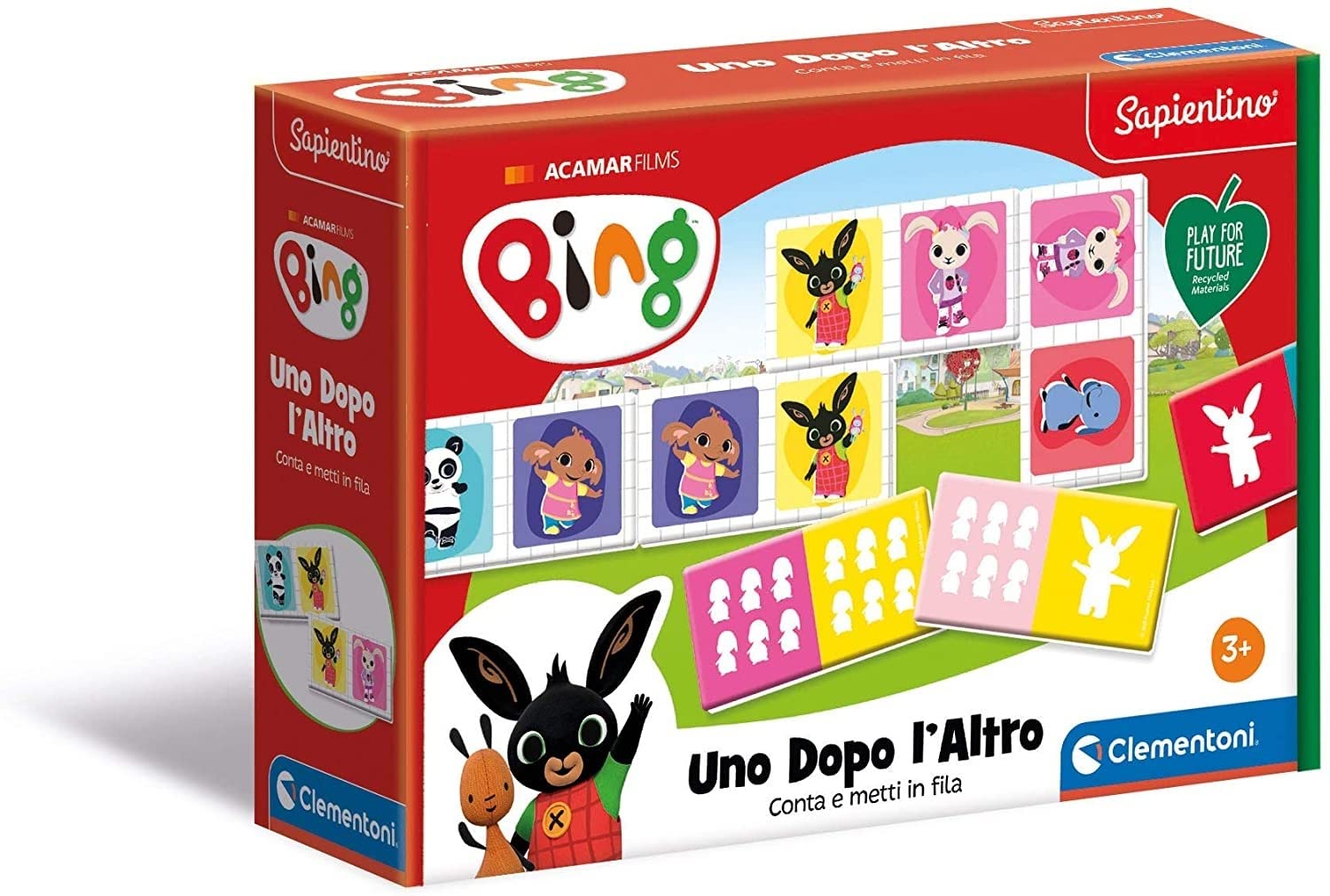 Clementoni - Bing - One After Another - Play For Future Educational Game (Italian Version), 3 Years+, Multicoloured, 16283