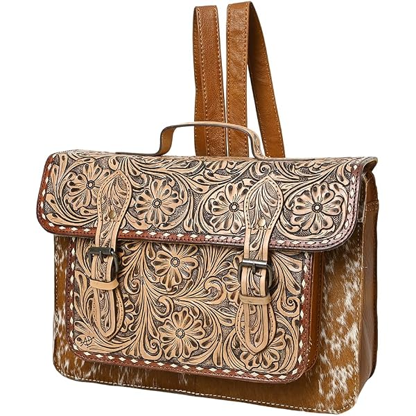 Amazon.com: American Darling Western Leather Backpack  display picture 1