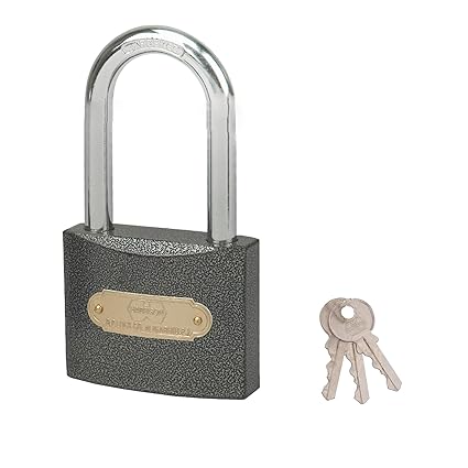 Harrison C I/LS-0323 Iron 3 Pins Padlock with 3 Keys