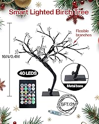 2 Pack Smart Cherry Blossom Tree for Valentines