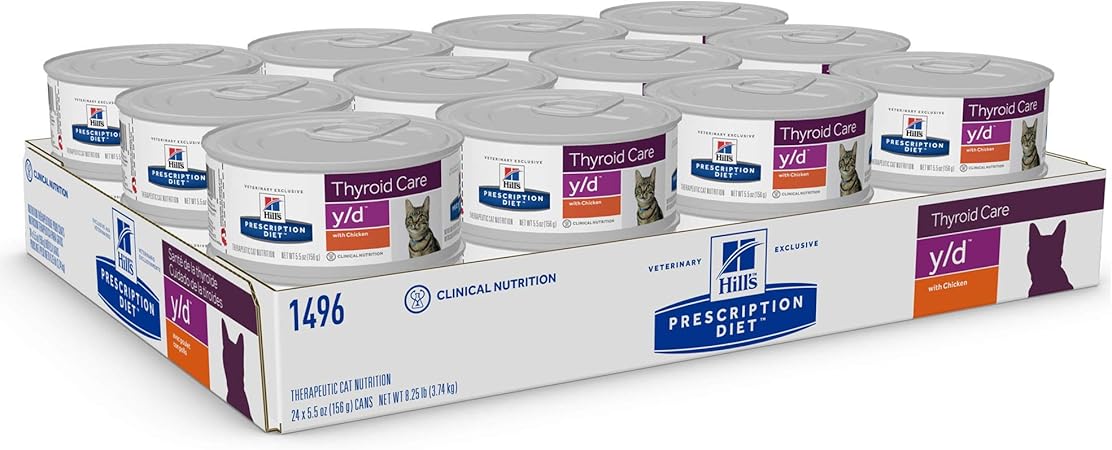 hills yd thyroid cat food