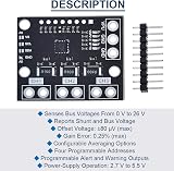 DAOKAI 2x INA3221 3 Channel I2C Shunt Current Voltage Monitor Sensor Module view 2