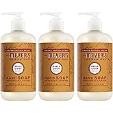 MRS. MEYER'S CLEAN DAY Liquid Hand Soap, Apple Cider, 12.5 fl oz, 3 Pack | Moisturizing Liquid Hand Soap, Softens and Cleans Hands, Cruelty Free, Made with Essential Oils, Olive Oil, and Aloe Vera