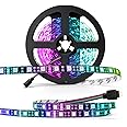 SUPERNIGHT 5050 RGB LED Strip Lights-16.4ft 300 LEDs, Color Changing LED Lights for Valentine, Wedding Sparklers, Christmas Lights, Indoor Decoration