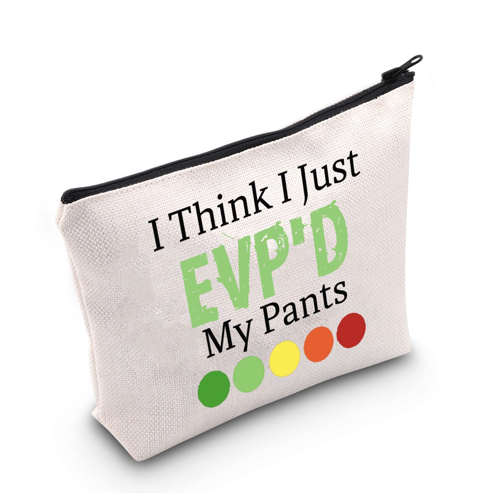 Ghost Hunting Paranormal Gift - I Think I Just Evp'd My Pants Cosmetic Bag - Ghost Adventurers Gift (I Think I Just UK)