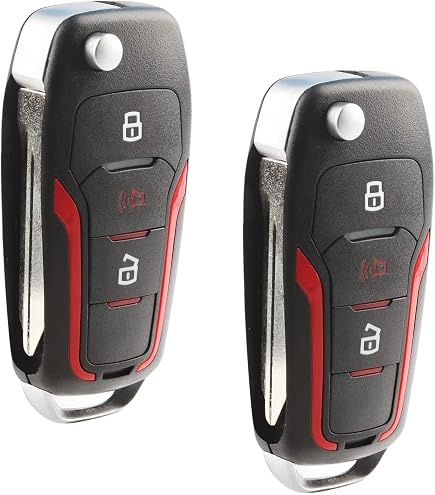 2x Ford Fusion Key Fob Replacement 2013-2016 – Flip Key, N5F-A08TAA, 164-R7986 – KeylessKing*