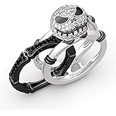 Jeulia "Romantic Soul Knot Sterling Silver Interchangeable Ring Set for Women Wife Girlfriend Engagement Wedding Anniversary Valentin’s Day Birthday With Jewelry Box