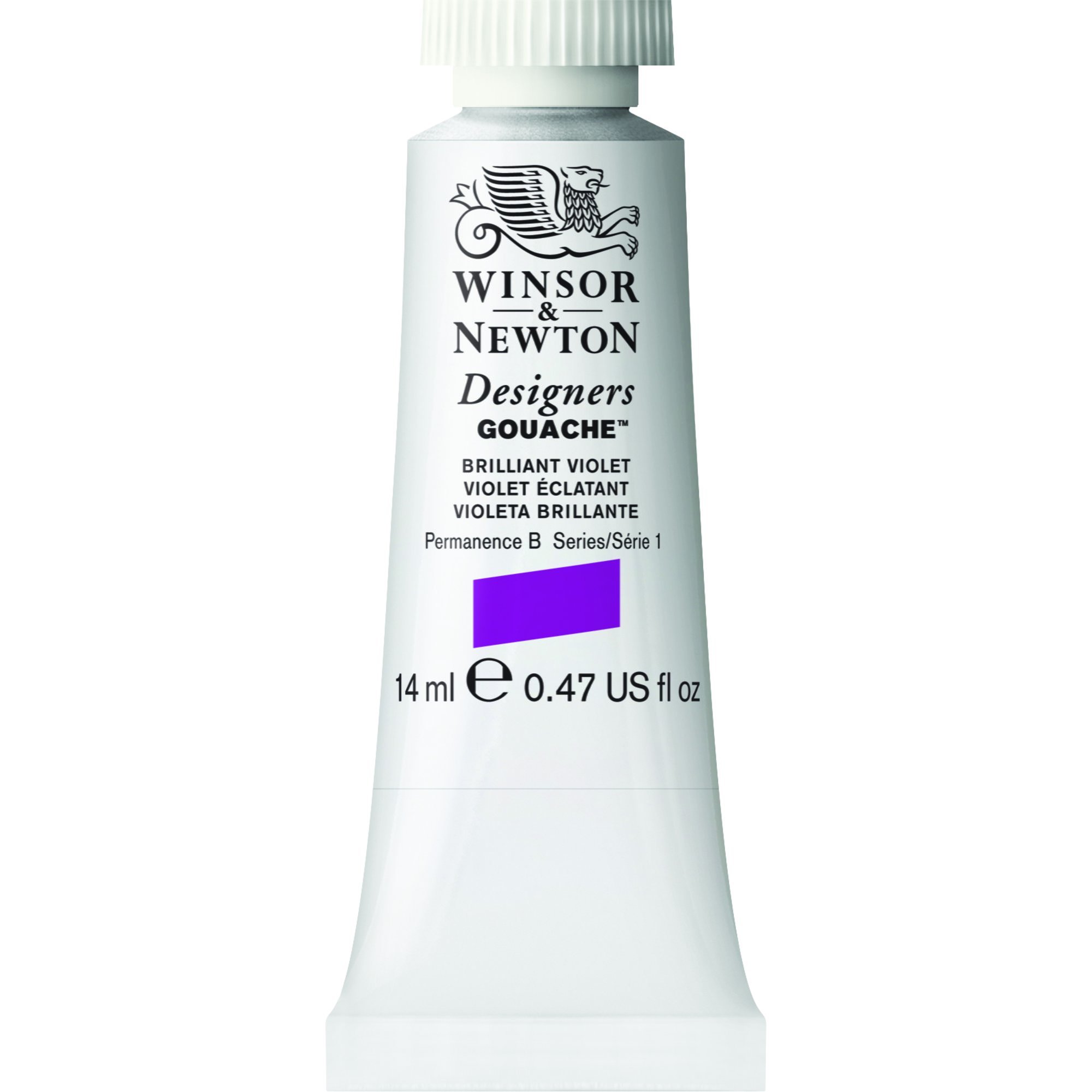 Winsor & Newton 14ml Designers Gouache Tube - Brilliant Violet