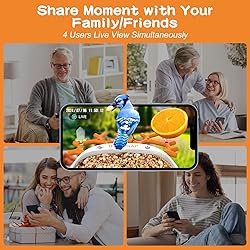 birdsnap® MON - Smart Bird Feeder with Camera, 2K