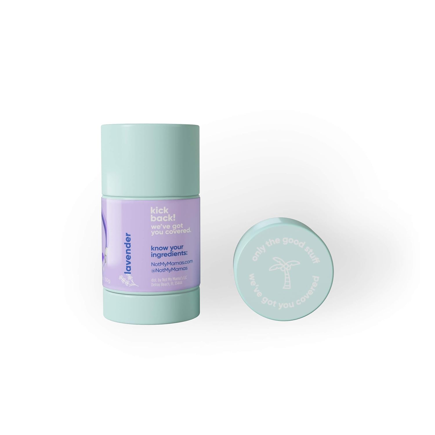 2 Pack Bundle Not My Mama's Natural Deodorant for Women and Girls in Hang Out (Lavender) Aluminum Free, Paraben Free, Synthetic Fragrance Free : Beauty
