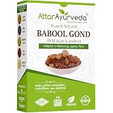 Attar Ayurveda Babul Gond | Kikar Gond | Babool Gond | Acacia Arabica | Natural Edible Gum | No Additives or Preservatives | (250 Gm / 8.81 Oz) Pack for Daily Use