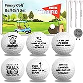 Fancy Land Funny Golf Ball Gift for Dad Golfers Grandfather Birthday Christmas Bulk Funny Gifts