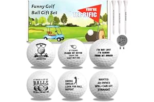 Fancy Land Funny Golf Ball Gift for Dad Golfers Grandfather Birthday Christmas Bulk