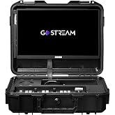 Osee GoStream Deck All in One Pro Live Streaming Multi Camera Video Mixer Switcher Recorder Player Kit 4 HDMI in USB-C I/O with 14 Inch Monitor Built-in DC-to-Type C Cable