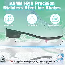 SMOOJOY Figure Skates for Women and Men Classic Ice