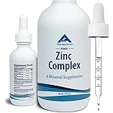 Anderson Ionic Zinc Complex, Liquid Drops for Immune Support, 15mg Zinc Sulfate per Serving, Balanced Trace Mineral Dietary Supplement for Women, Men, 60 Servings, 2oz Bottle