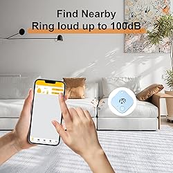 KZO Bluetooth Tracker Smart Tag for Keys, Bags, and