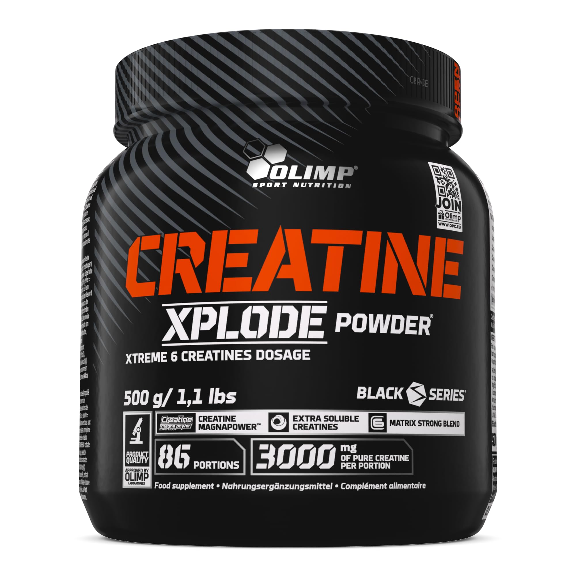 OLIMP SPORT NUTRITION Olimp Sport Nutrtition Creatine Xplode Powder, Orange Flavour (500 g)