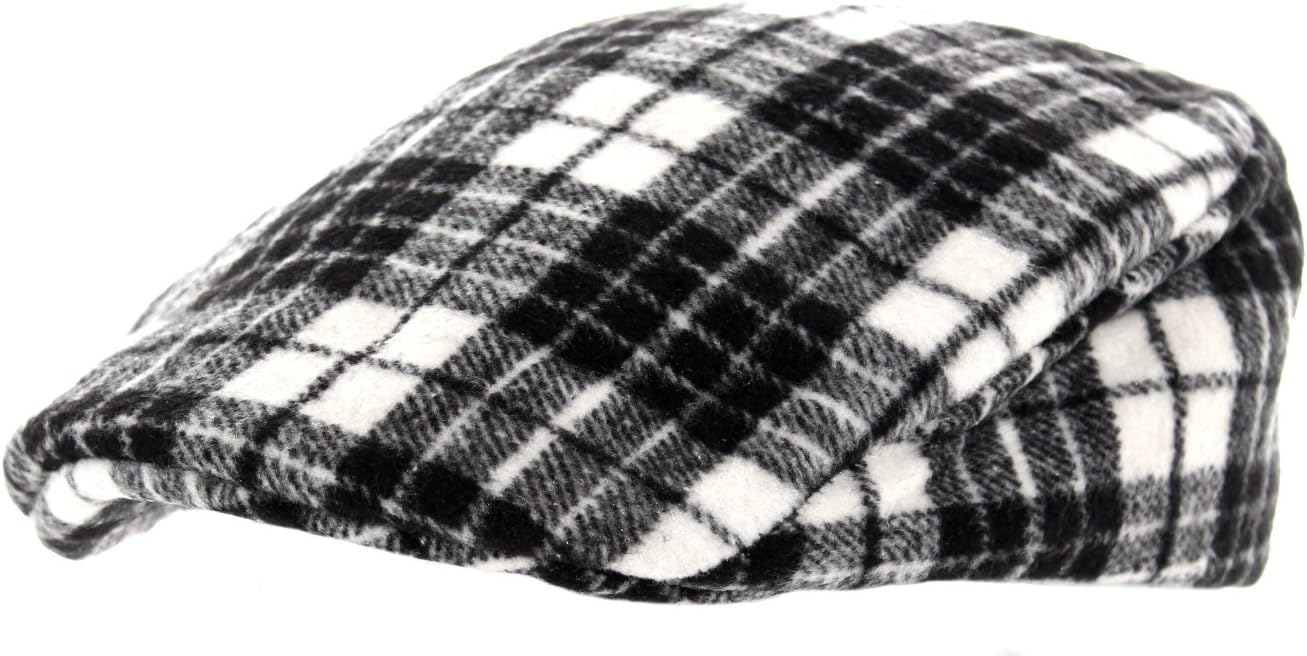 Scottish Tartan Flat Cap