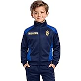 Icon Sports Officially Licensed Real Madrid CF Track Jacket - Unisex Kids