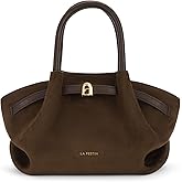 LA FESTIN Genuine Leather Handbags for Women, Small Satchel Purse - Mini Tote Clutch, Easy to Carry and Stylish for Daily Use