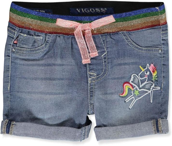 unicorn jean shorts