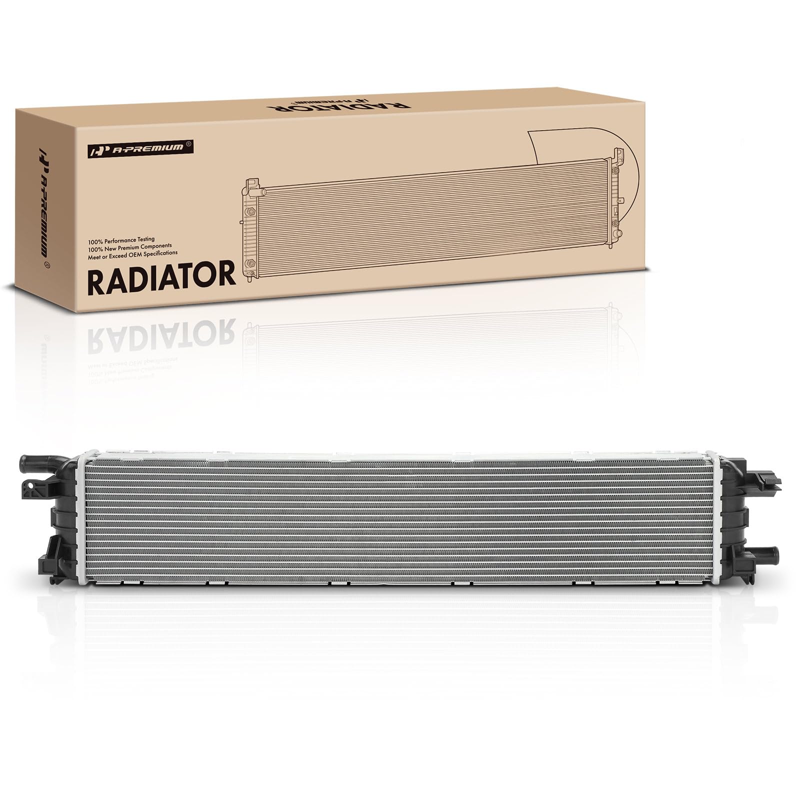 Photo 1 of A-Premium Center Lower Engine Coolant Radiator Assembly Compatible with Audi A6 Quattro/A7 Quattro 2012-2015, S4/S5 2010-2012, 3.0L, Replace# 8K0145804F, 8K0145804H