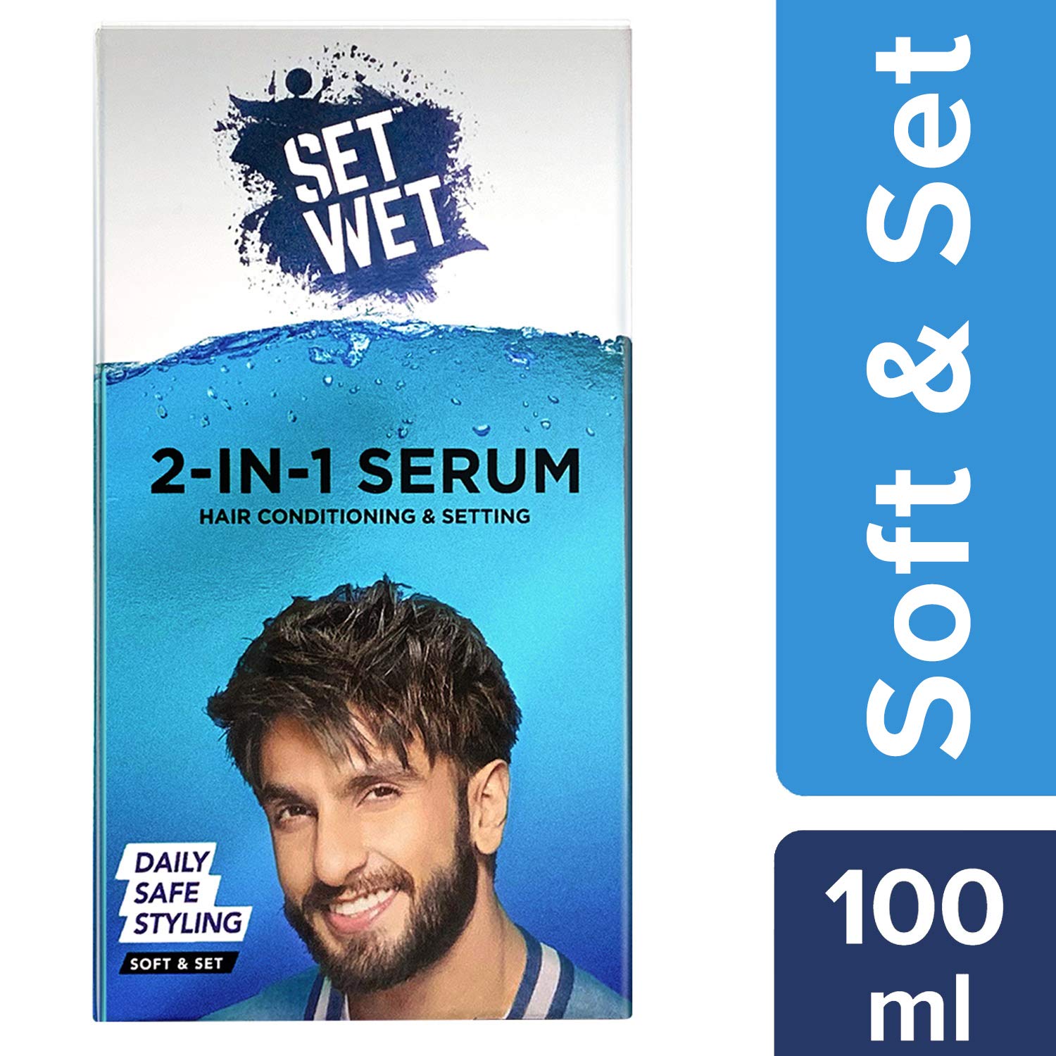 Buy Set Wet 2 In 1 Serum Soft Set Hair Serum For Men 100 Ml