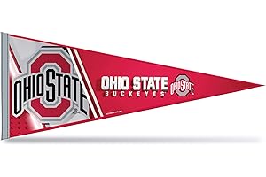 Rico Industries NCAA Primary 12" x 30" Felt Wall Décor Pennant - Great for Home/Bed Room/Man Cave Décor