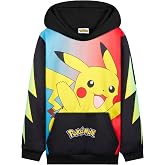 Pokemon Hoodie for Boys &amp; Teens Hooded Sweatshirt Warm Anime Pikachu Sweater