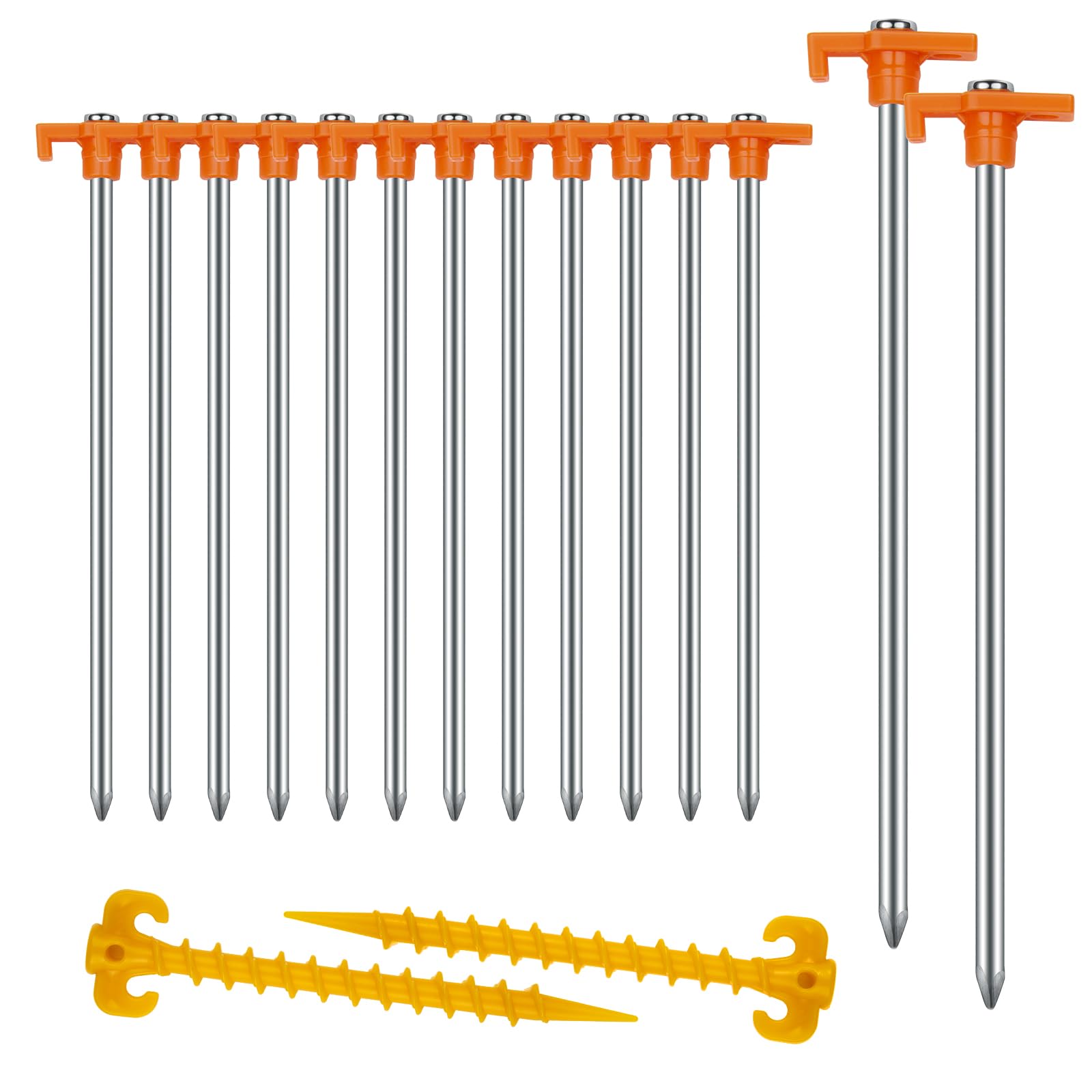 Tent Stakes Heavy Duty Camping Stakes,AVOFOREST
